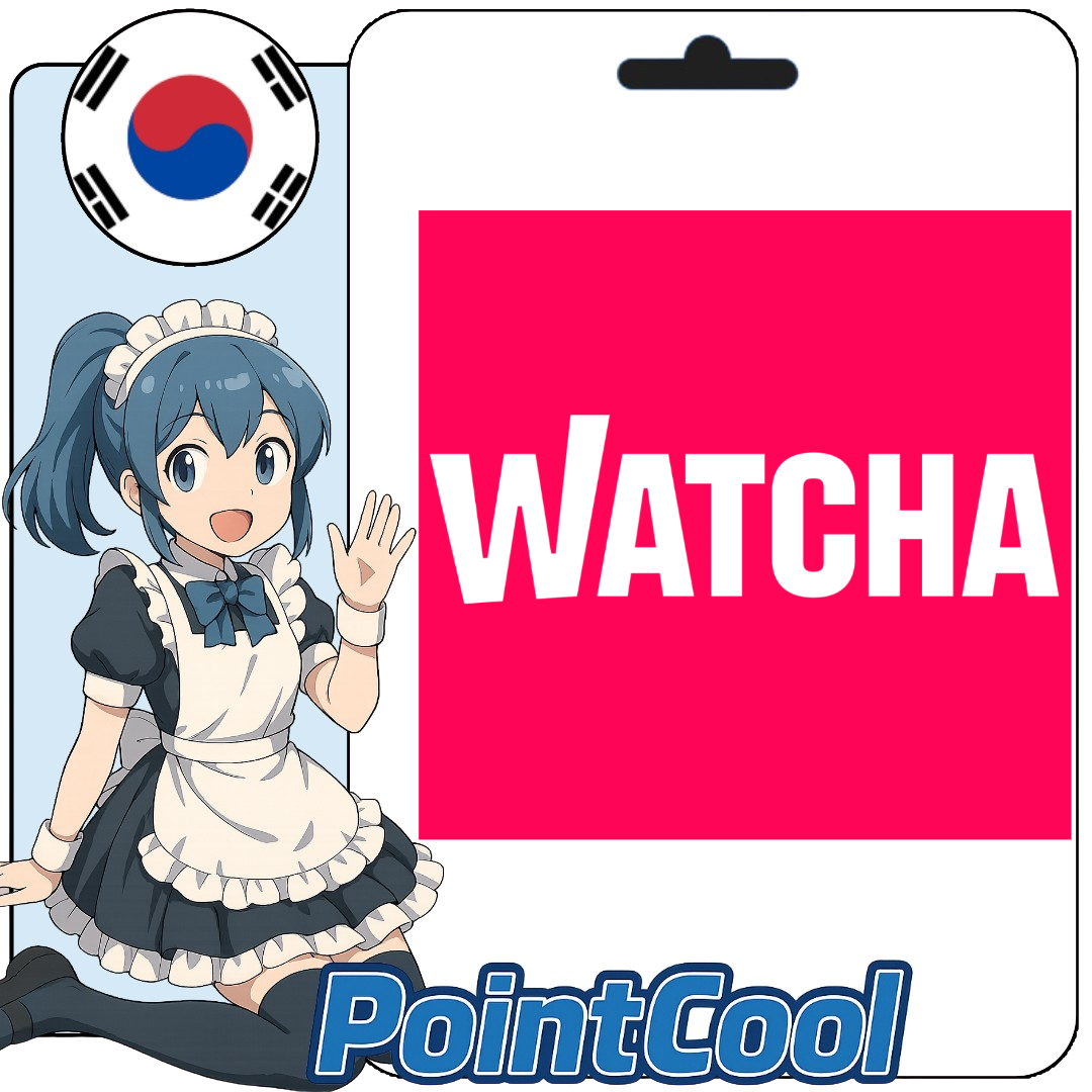 Watcha 왓챠(Korea)【Point Card Code】