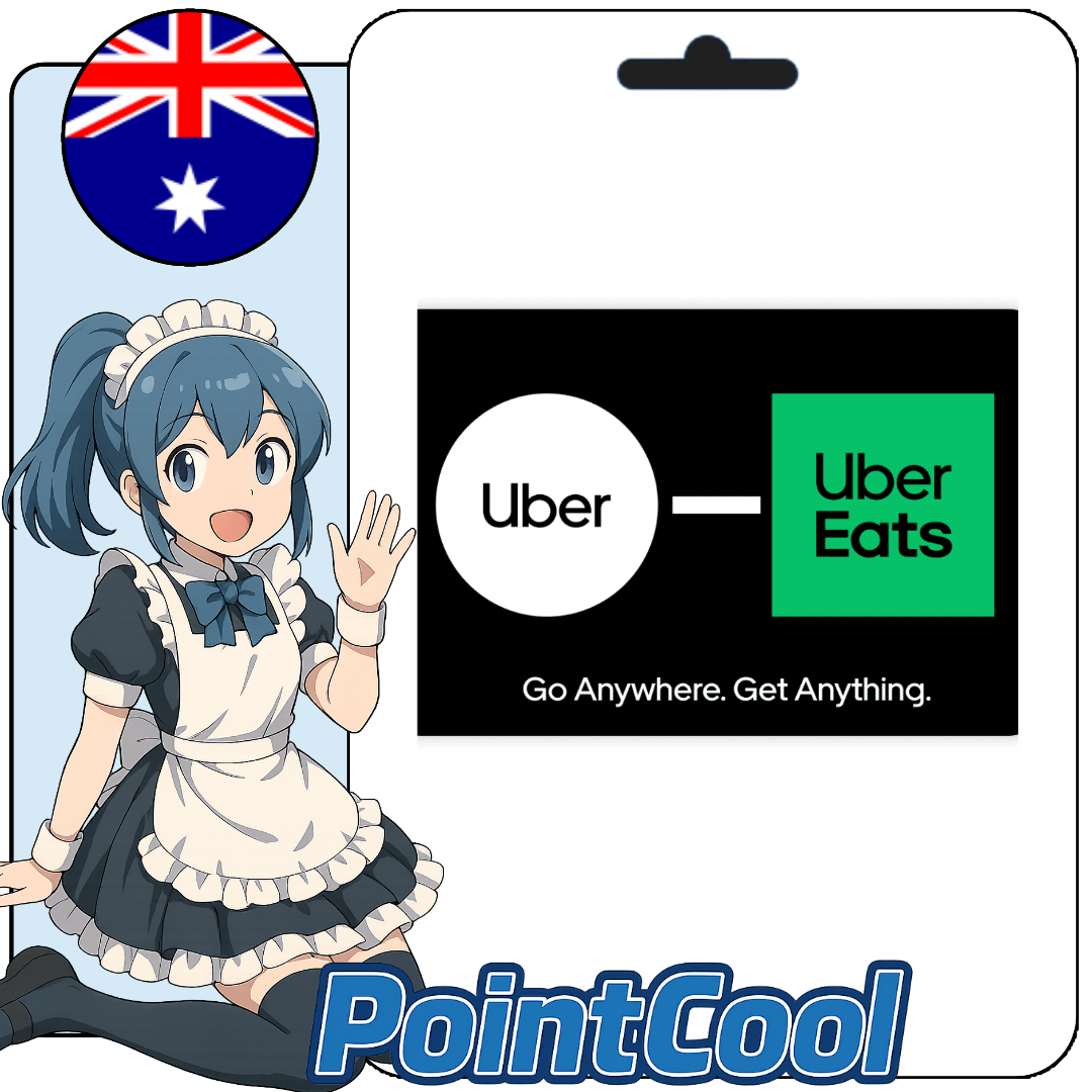 Uber Uber Eats 叫車/外送通用 (澳洲)【點數卡序號】