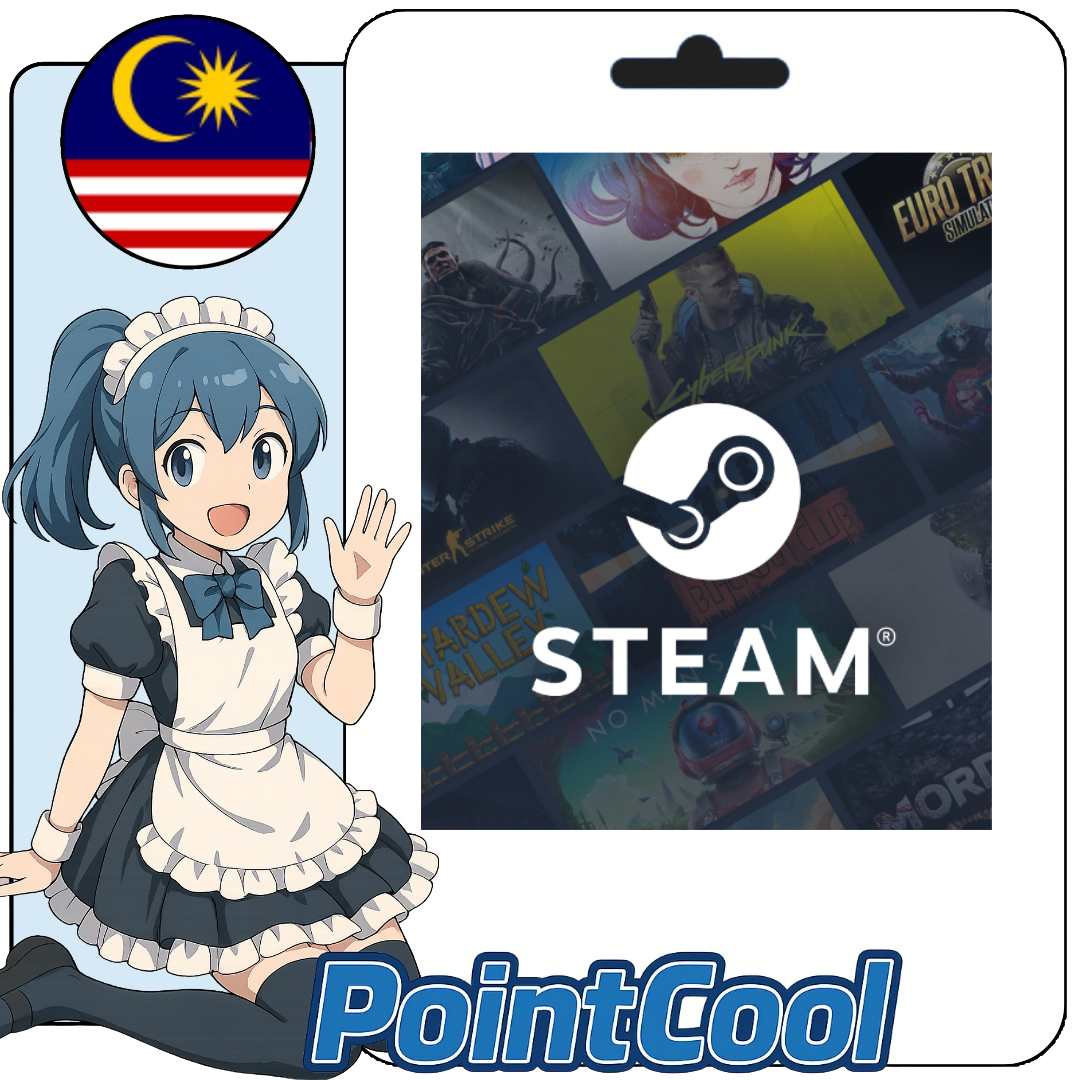 Steam Wallet 蒸氣卡 爭氣卡 (馬來西亞)(MYR)【點數卡序號】