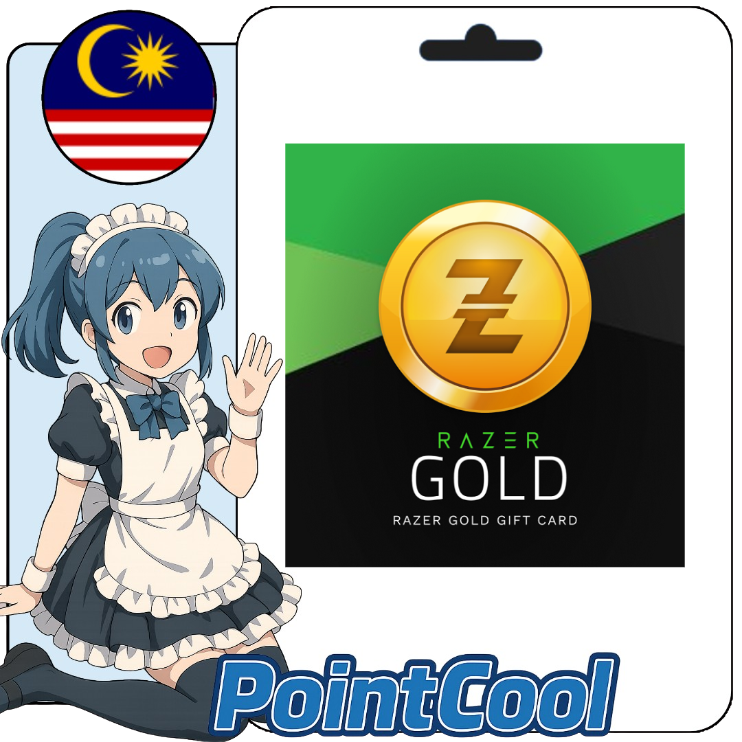 Razer Gold 雷蛇点数卡(马来西亚)【点数卡序号】