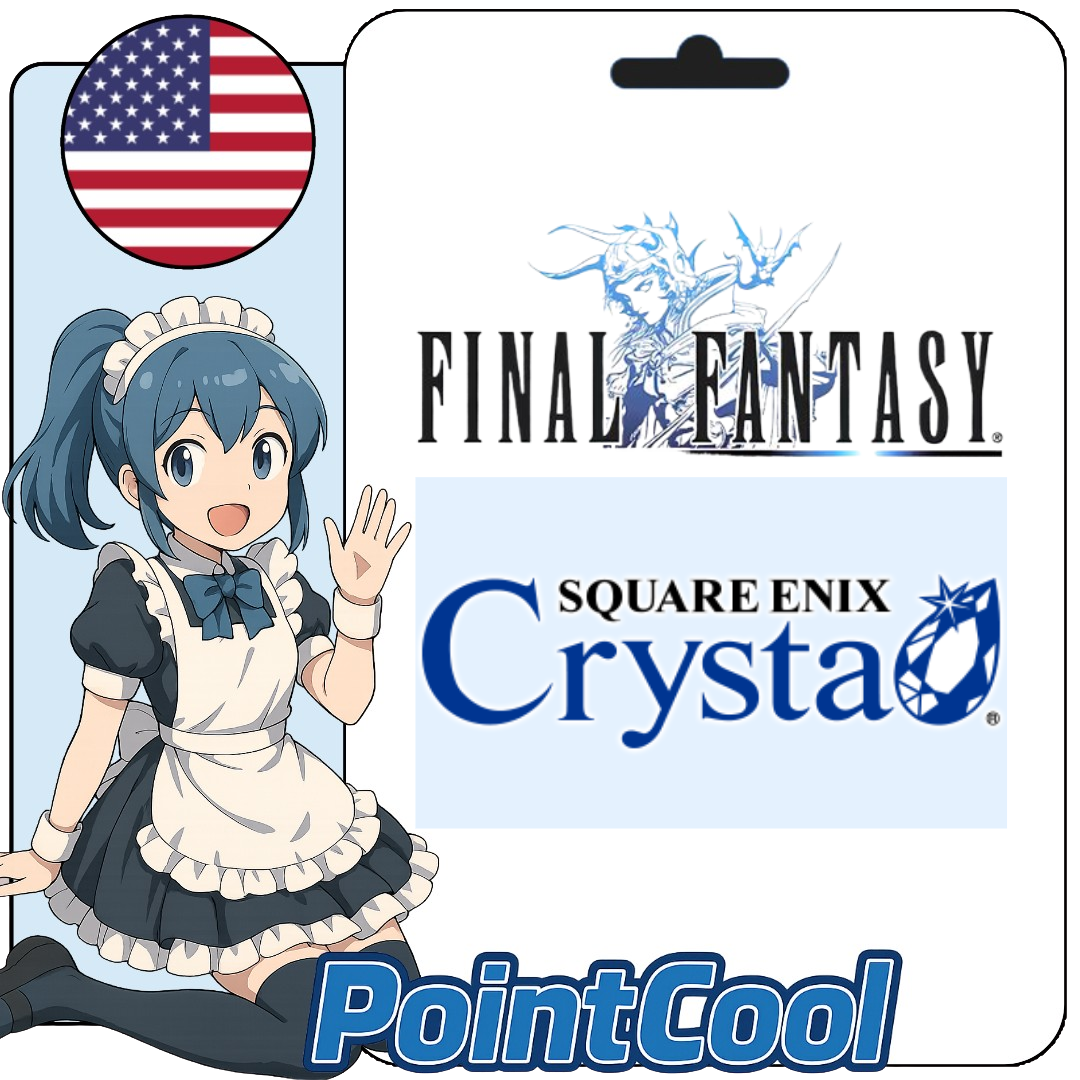 Crysta 水晶幣 FINAL FANTASY XIV FF14 點數/月卡 (美國)【點數卡序號】【帳密代儲】