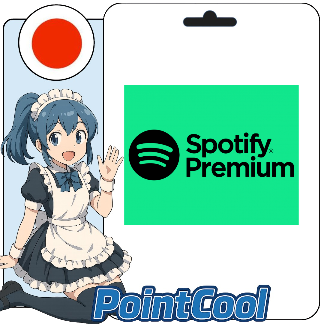 Spotify Premium (Japan)【Point Card Code】