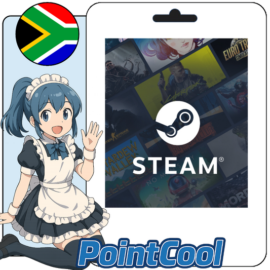 Steam Wallet 蒸氣卡 爭氣卡 (南非)(ZAR)【點數卡序號】