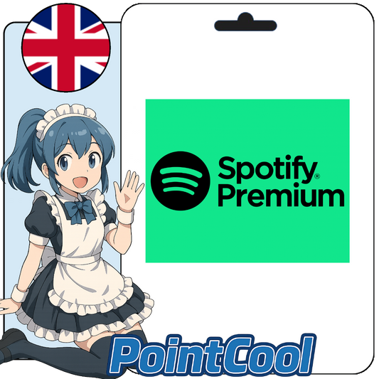 Spotify (英國)【點數卡序號】