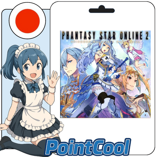 Pso2 夢幻之星Online2 (日本)【點數卡序號】
