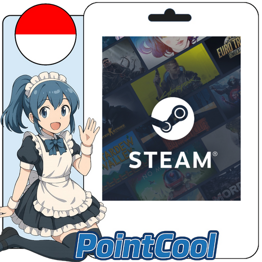 Steam Wallet 蒸氣卡 爭氣卡 (印尼)(IDR)【點數卡序號】