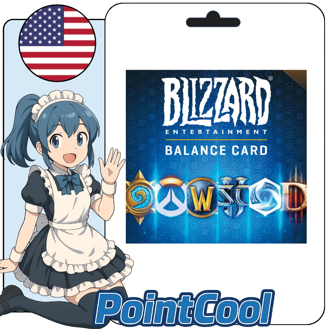 暴雪 Battle.net 戰網卡 (美國)【點數卡序號】｜PointCool 點酷