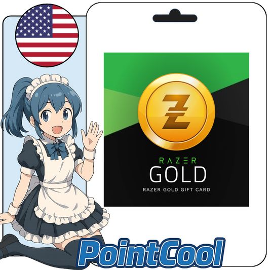 Razer Gold 雷蛇點數卡 (美國)【點數卡序號】