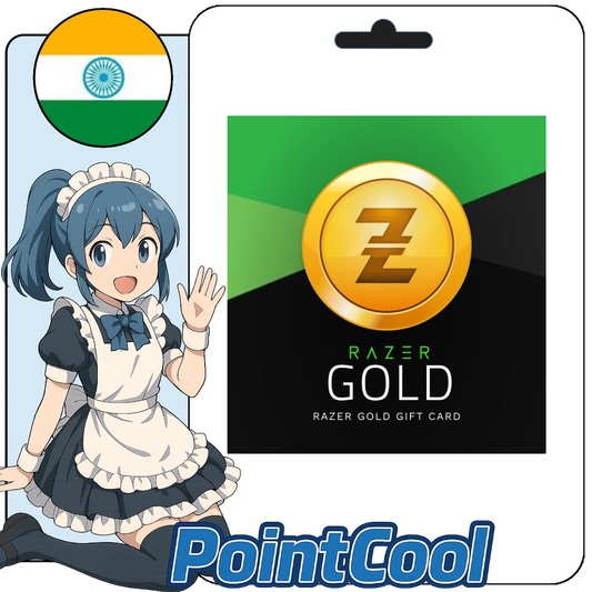 Razer Gold 雷蛇點數卡 (印度)【點數卡序號】