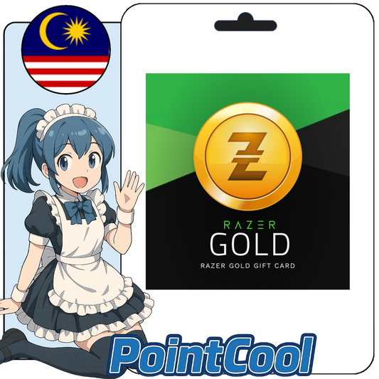 Razer Gold 雷蛇點數卡 (馬來西亞)【點數卡序號】