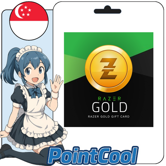 Razer Gold 雷蛇點數卡 (新加坡)【點數卡序號】
