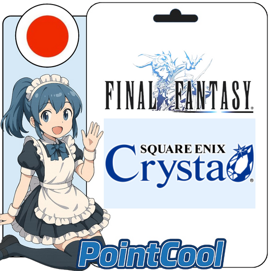 Crysta Crystal Coins FINAL FANTASY XIV 30-Day/90-Day Membership (Japan) [Point Card Code]