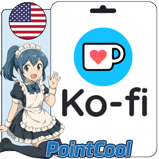 Ko-fi 贊助 打賞 (美國/歐洲)【帳密代儲】
